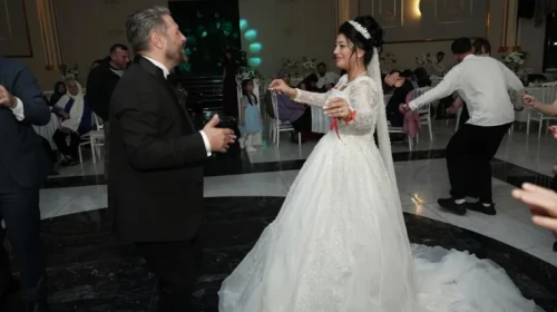 Volkan Glatt, Rize'de horonlarla renkli bir düğünle evlendi!