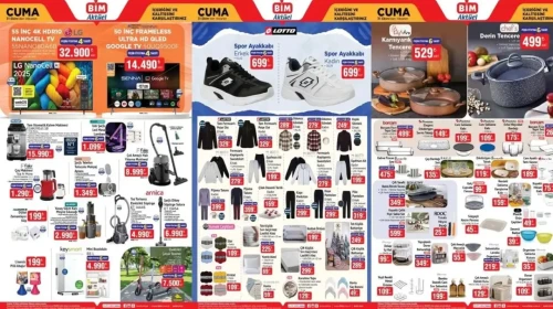BİM 31 Ekim Cuma Aktüel Kataloğu: Elektronik ve Giyim Ürünlerinde Büyük İndirimler