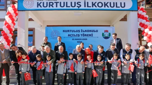 Rize’de Kurtuluş İlkokulu Yeni Binasıyla Eğitim-Öğretime Açıldı