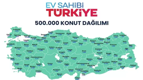 Rize Dahil 81 İlde 500 Bin Sosyal Konutun Yapılacağı İlçeler Açıklandı