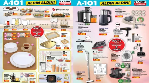 A101'den 6 Kasım 2025'e Özel İndirim Fırtınası: Halı Yıkama Makinesi ve Şık Çantalar Sizleri Bekliyor!