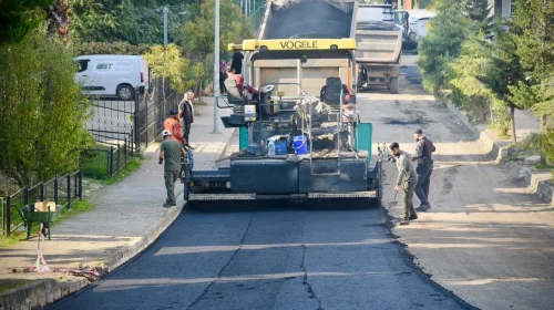 Giresun Belediyesi asfalt seferberliği devam ediyor