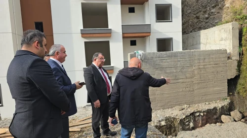 Şavşat’ta Yeni Terminal Alanında Çalışmalar Sürüyor