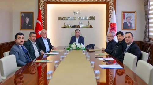 Vali Eldivan Başkanlığında Doğal Taş Fabrikası ve OSB Toplantıları Yapıldı