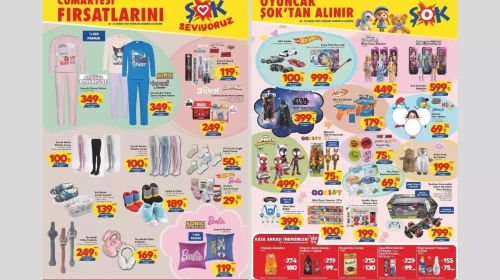20 Aralık ŞOK kataloğunda çocuk ürünleri ve indirimli fırsatlar dikkat çekiyor!