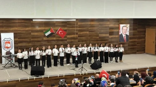 Bayburt’ta Filistin’e Destek İçin Dayanışma Konseri Düzenlendi