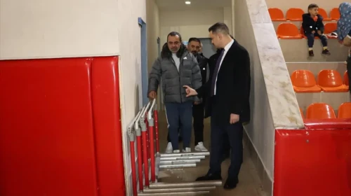 Karayazı Kaymakamı, Gençlik ve Spor İlçe Müdürlüğü'nde denetim yaptı