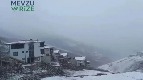 Rize’nin Yüksek Kesimleri Beyaza Büründü: 11 Aralık’ta Okullar Tatil Değil