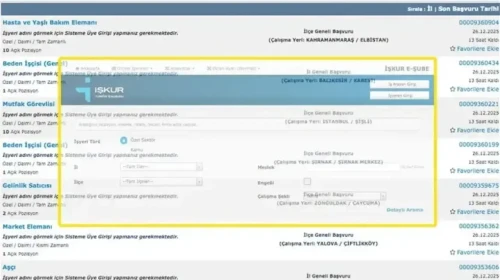 İŞKUR'dan Dev İş İlanları: Türkiye Genelinde Binlerce Yeni İstihdam Fırsatı!
