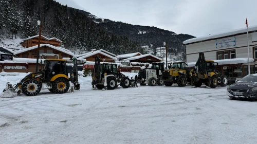 Uzungöl Kış Festivali Öncesi Ekipler Seferber Oldu