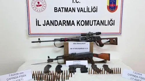 Batman’da kaçak silah operasyonu