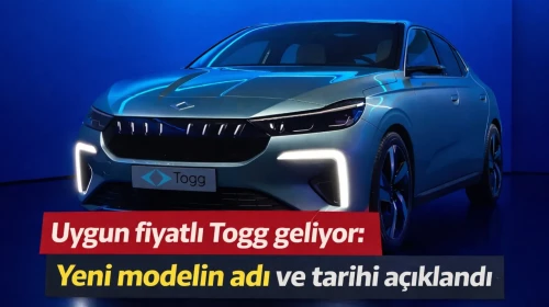Uygun fiyatlı Togg geliyor: Yeni modelin adı ve tarihi açıklandı