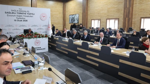 Memişoğlu Erzurum'da Sağlık Yatırımlarını Görüştü, İş Birliği Vurgulandı