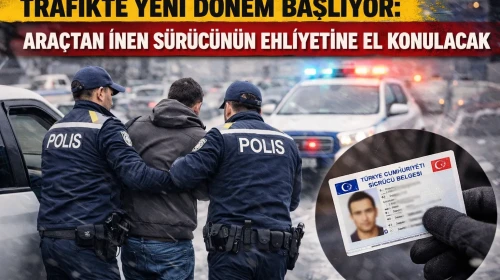 Trafikte yeni dönem başlıyor: Araçtan inen sürücünün ehliyetine el konulacak
