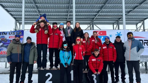 Rize'nin Çamlıhemşin Biathlon Takımı, Erzurum'da 6 madalya ile büyük başarı elde etti!