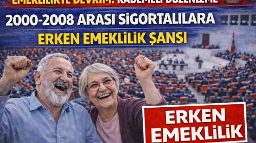 Emeklilikte Devrim: Kademeli Düzenleme Meclis'te! 2000-2008 Arası Sigortalılara Erken Emeklilik Şansı