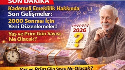 Kademeli Emeklilik Hakkında Son Gelişmeler: 2000 Sonrası İçin Yeni Düzenlemeler! Yaş ve Prim Gün Sayısı Ne Olacak?