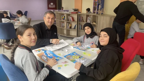 Kütüphane Projesiyle Öğrencilerin Hayal Gücü Gelişiyor