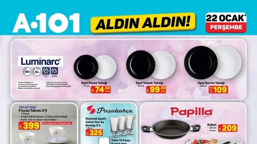 A101 22 Ocak 2026 Aktüel Kataloğu Yayınlandı: Elektronikten Mutfak Ürünlerine Büyük İndirim!