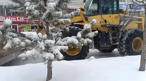 Aşkale'de Karla Mücadele İçin Ekipler Yoğun Mesai Harcıyor