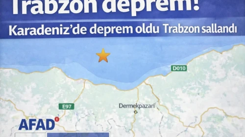 Trabzon deprem! Karadeniz’de deprem oldu Trabzon sallandı İşte Kandilli’den gelen açıklama