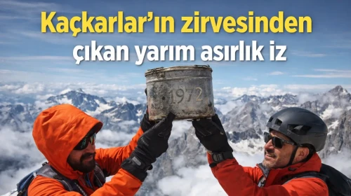 Kaçkarlar’ın zirvesinden çıkan yarım asırlık iz