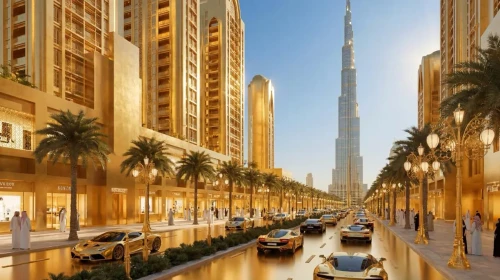 Altın Tozu” değil “Altın Sokak” ile Dünyanın Zirvesi Dubai!