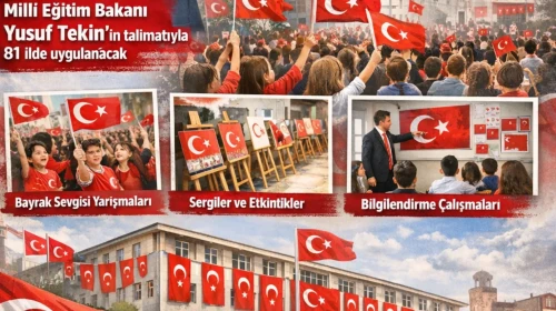 2025-2026 Eğitim Öğretim Yılının İkinci Dönemi 'Bayrak Sevgisi' Temasıyla Başlıyor