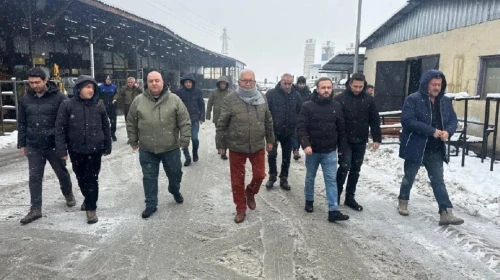 Başkan Posbıyık, Kış Koşullarına Karşı Saha Çalışmalarını Yerinde İnceledi!