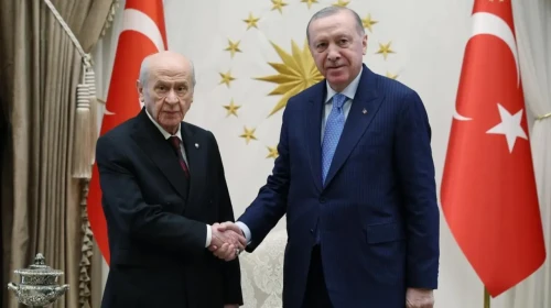 Külliye'de Kritik Görüşme! Başkan Erdoğan ve MHP Lideri Bahçeli Bir Araya Geldi
