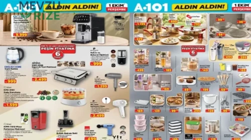 A101'in 1 Ekim Haftası Kataloğu Yayınlandı!