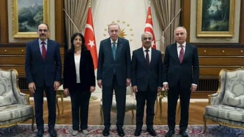 DEM Parti İmralı Heyeti'nin Erdoğan ile görüşmesi başladı