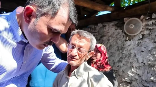 Cavit Amca'nın yangın sonrası yüzü gülüyor, Murat Kurum hikayesini paylaştı!