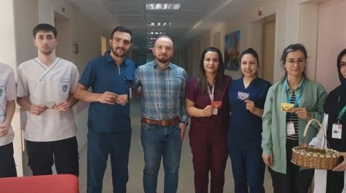 Rize İl Müftülüğü’nden Hastalara ve Sağlık Çalışanlarına Ramazan Ziyareti