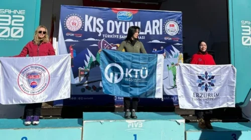 KTÜ'lü öğrenciler buz tırmanışında çifte altın, takım olarak ikincilik kazandı!