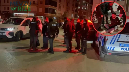 Aksaray'da trafik kazası kısa sürede kavgaya dönüştü : Ortalık savaş alanına döndü