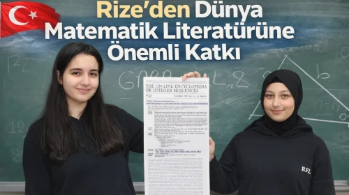 Rize’den Dünya Matematik Literatürüne Önemli Katkı