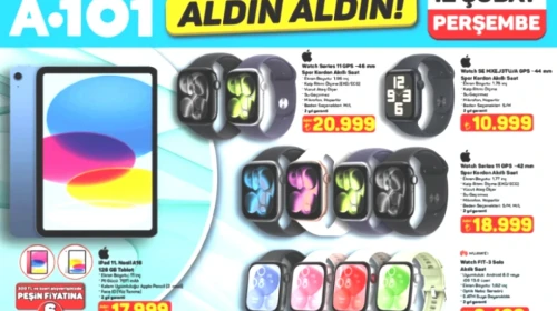 A101 Marketler'de Apple Watch ve Huawei Watch İle Teknoloji Fırtınası!