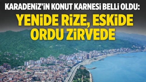 Karadeniz'in Konut Karnesi Belli Oldu: Yenide Rize, Eskide Ordu Zirvede