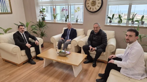 Rize Belediye Başkanı Rahmi Metin'den, Dr. Cengiz Kazdal’a Hayırlı Olsun Ziyareti
