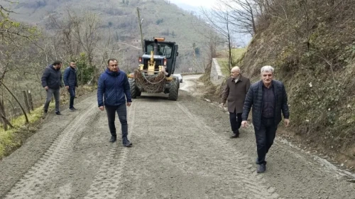 Çarşıbaşı'nda Altyapı ve Üstyapı Çalışmaları Hız Kesmeden Devam Ediyor