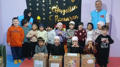 İyidere İlçe Müftüsünden 4-6 Yaş Kur’an Kurslarına Ramazan Ziyareti