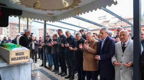 Erzurum Vali Yardımcısının babası Rize'de defnedildi