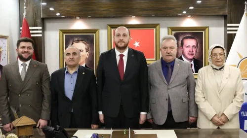 AK Parti Rize İl Başkanlığı’na Ahmet Büyükgümüş’ten Ziyaret