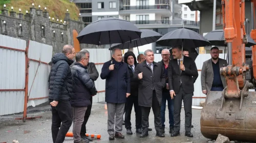 Rize’de Ulaşım Yatırımları Masaya Yatırıldı: Başkan Rahmi Metin Sahada İncelemelerde Bulundu