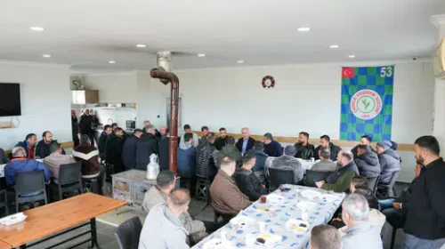 Başkan Rahmi Metin Makine Parkı Personeliyle Bir Araya Geldi