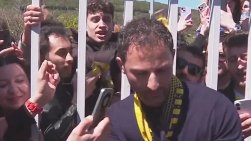 Domenico Tedesco son kez Samandıra'da! Taraftarlardan sevgi seli: Lütfen gitme