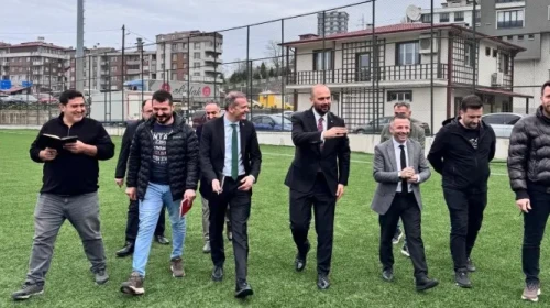 İyidere'de Spor Yatırımları İncelendi, Gençler İçin Yeni Projeler Geliştiriliyor