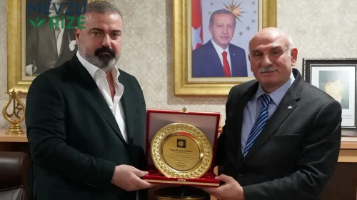 Çaykur Rizespor Başkanına Ziraat Mühendisleri Odası'ndan Anlamlı Teşekkür Ödülü