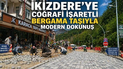 İkizdere’ye Coğrafi İşaretli Bergama Taşıyla Modern Dokunuş